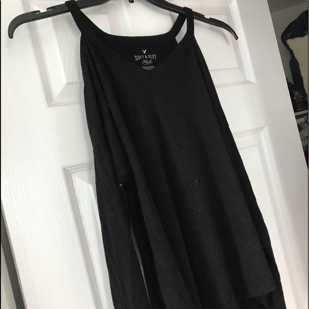 Long sleeve black top